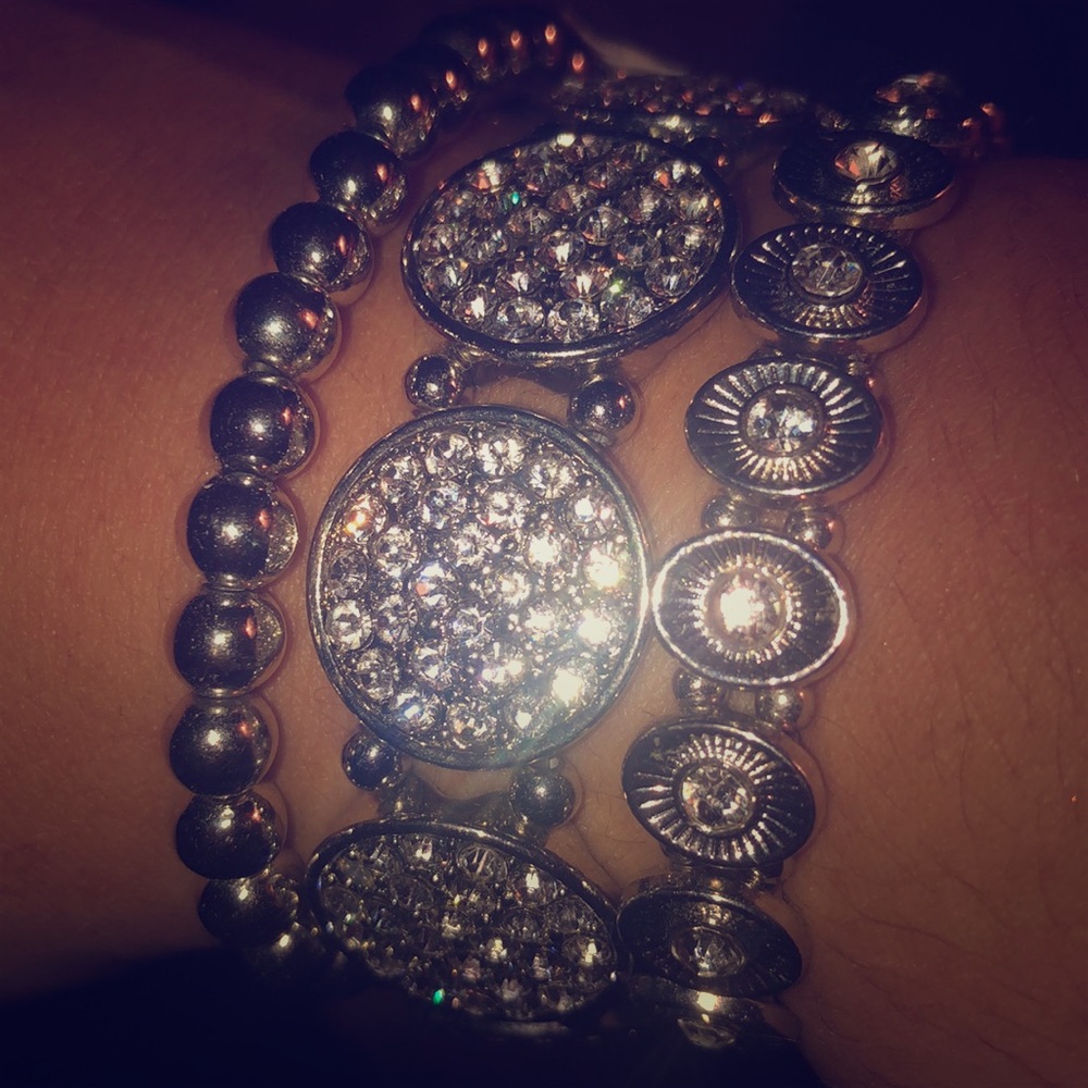 have my staple jewelry that I wear. I never switch